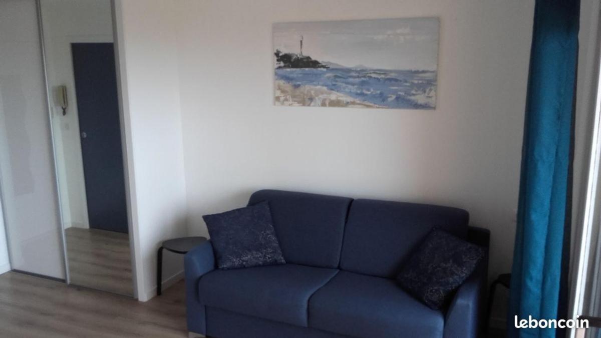 Anglet-Biarritz Studio Vue Mer - Terrasse + Garage Exterior photo